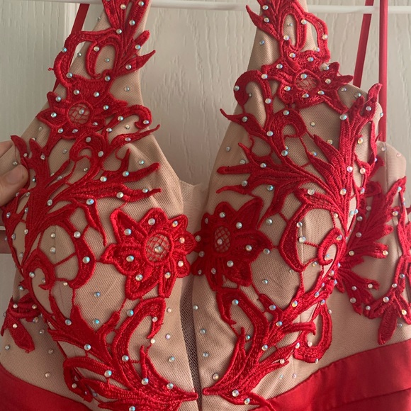 Red Prom Dress - Picture 3 of 4